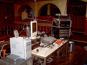 Studio in opbouw