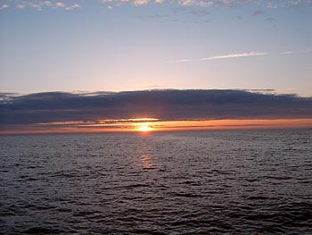 Ondergaande zon